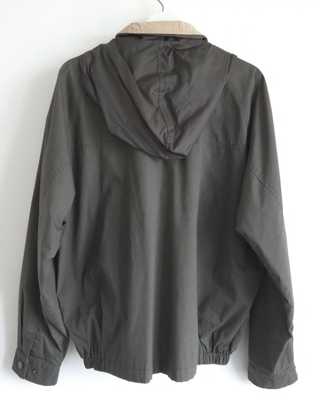Vintage Retro Olive Green Lightweight Jacket - Picture 10 of 11